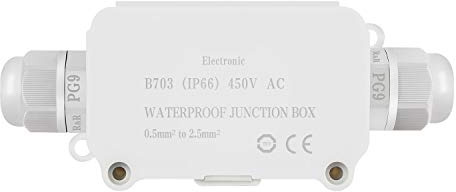 COOLWEST Waterproof Junction Box Outdoor - White