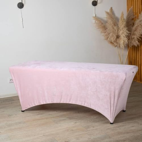 Untitled Verlängerter Liegenbezug für Massagebett | Bezug | Velours | Spannbetttuch für alle gängigen Kosmetikliegen Massageliegen Couches (Flamingo, 70 x 190 cm)