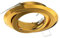 ledscom.de Deckeneinbaurahmen FABI, rund, schwenkbar, gold glänzend