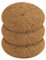 NUGATI Kokos-Mulchscheibe Kübelabdeckung Winterschutz für Topfpflanzen/Pflanzenschutzmatte/Unkrautschutzmatte, Kokosdisk (60cm - 3 Stück)