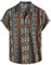 VATPAVE Mens Floral Hawaiian Shirts Short Sleeve Button Down Beach Shirts Large Orange Summer