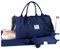 HYC00 Sport Duffel Bag Damen,Handgepäck 45x36x20 für Ryanair Cabin Bags Sporttasche mit Nassfach & Schuhfach Reisetasche Handgepäck Tasche für Easyjet Flugzeug Weekender Bag Schwimmtasche,Royal Blue