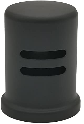 Cubierta de espacio de aire para lavavajillas solo negra, con faldón, repuesto negro para lavavajillas, latón macizo, acabado negro mate