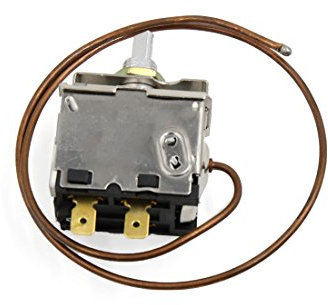 Ruilogod Vehículo coche control de metal aire acondicionado temperatura termostato