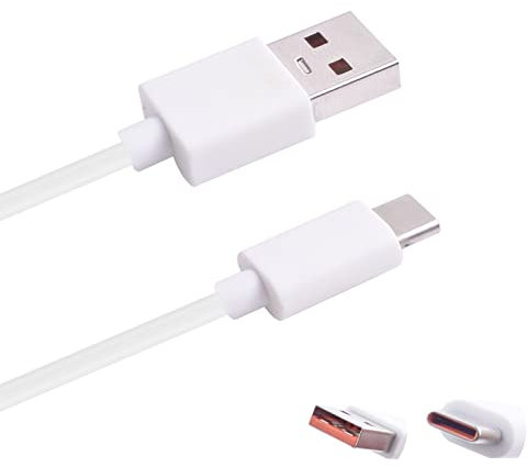 Asobilor Fast Charging Cable Cord Replacement for JBL Charge 4,Charge5,Charge 6,JBL Flip 5, Flip 6, Flip 7,JBL Pulse 4, Pulse 5, Clip4, Clip5, JRPOP, Wireless Bluetooth Earphones Speakers (White)
