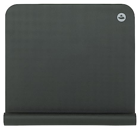Bodhi Yogamatte ECO PRO Travel XL | Extrem Rutschfester Naturkautschuk | Superleicht & Faltbar | Ökologisch | Profi-Matte für Yoga | Ideal zum Reisen | 200 x 60 x 0,13 cm (XL, grau)