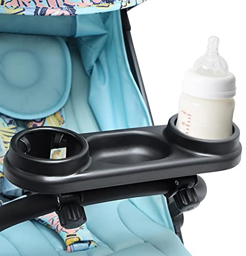 Snack Tablett Für Kinderwagen, Universelle Snack Tray for Prams Trennwand Aufbewahrungs Kinder Essenstablett Mit Verstellbarem Clip, Passend Für Die Meisten Arten Von Kinderwagen Mit Armlehnen