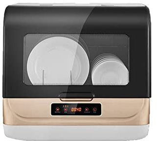 Lavastoviglie da tavolo per uso domestico lavaggio completamente automatico asciugatura installazione senza ultrasuoni Spruzzo ad alta velocità rotante a 360 gradi Pulizia rapida intelligente