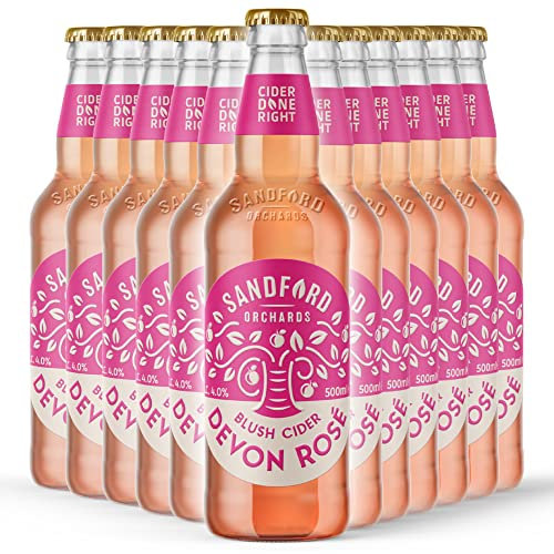 Sandford Orchards Devon Rosé ∣ Blush Apple Cider 12x 0.5L ALC. 4%