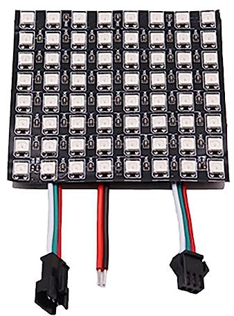 WS2812B RGB LED Digital Flexible Individuell Adressierbare Panel Light WS2812 8x8 Module Matrix Screen DC5V