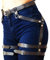 Ushiny Punk-Damen-Taillengürtel, Leder-Körpergürtel, Party Zubehör, Festival-Kostüm, Rave-Outfit für Frauen