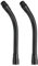 PATIKIL 8 Microphone Gooseneck, 2Pcs 5/8-27 Thread Metal Universal Hose Flexible Arm Gooseneck Tube Extension for Multifunction DIY, Black