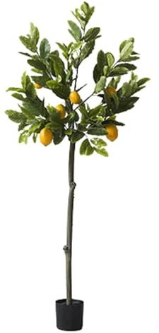 RUTAVM Artificial Tree 4.5ft Fake Tree Artificial Lemon Tree for Indoor Outdoor Simulation Tree Large Realistic Artificial Plant Decor