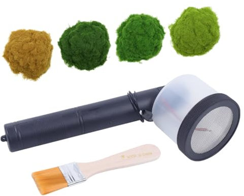 SOPERIT Static Hierba Flocado Paisaje del modelo del aplicador de Flocado de hierba Estática portátil antideslizante para DIY Modelismo Scenic Modeling Arena Tabla Modelado Modelado