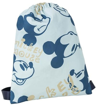 CERDÁ LIFE'S LITTLE MOMENTS SAQUITO Estampado Mickey, Mochila de Cuerdas Unisex niños, Azul, Normal