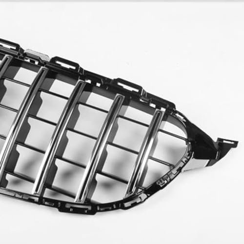 Auto Front Kühlergrille für Benz W205 C Class C200 C300 C43 AMG 2019-2021,Frontstoßstange Radiator Kühlergrille,Mittelnetz Grilles Auto Zubehör
