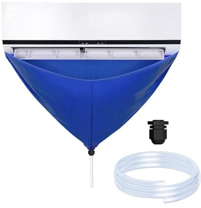 Nettoyant Climatisation Maison, Couvercle De Nettoyage De Climatiseur, 93x4 4cm Nettoyant Climatisation Maison, Sac De Service De Lavage De Climatisation Fendu Avec Tuyau D'eau Pour Unités Murales