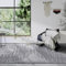ELLE Decoration Hochflor Teppich Bartoux – Moderner Wohnzimmerteppich, Langflor Shaggy, Modernes Muster, Flauschig Weich Boho für Wohnzimmer, Schlafzimmer – Hellgrau, 200x280cm