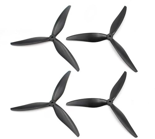 SPARKHOBBY Gemfan 8040 Propeller mit 3 Klingen, Karbonfaser, Nylon, verstärktes Polycarbonat, 5 mm Loch, für 20,3 cm große Cinelifter Freestyle-Drohne, VTOL Flugzeugteil (2paris 8040-PC)