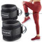 PORTENTUM Unisex-Adult Ankle Straps Fußschlaufen, Schwarz, Universell