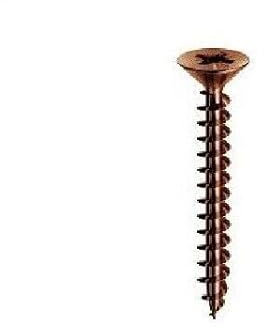 Generico Viti per Legno TPS Bronzate Filetto Totale per Fissaggio Legno/Legno Woodpecker - Dimensione Disponibile: mm 3,5 x 20-500 pz
