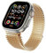 MGTCAR Per cinturino Apple Watch Ultra 2 1 49mm 46mm 45mm 44mm 40mm 41mm 42mm cinturino Milanis per cinturini IWatch serie 10 9 8 7 6 5 4 Se braccialetto Correa(Rose Gold,S10-46mm)