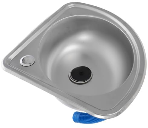 Ipetboom Fregadero De Barra De Acero Inoxidable De Un Solo Seno De 17 7 X 13 8 Sector De Cocina Pequeña Con Orificio De Drenaje Para Fregadero