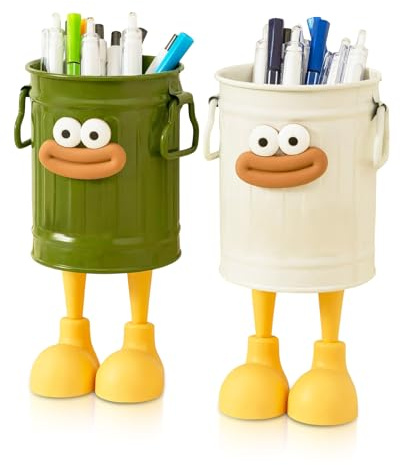 Stiftehalter Kinder,Bootoow 2 Stück Schreibtisch-Stifthalter,Stifte Organizer Schreibtisch Organizer Bleistifthalter Süß Stiftehalter Rund Desktop-Stift Für Büro, Schule Und Zuhause