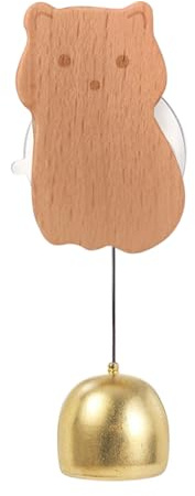 Ladenbesitzerglocke | Antike Türklingel | Laute Klare Ladenbesitzerglocke | 2,8 Cm Große Handgefertigte Saugglocke Aus Holz Und Kupfer Mit Elegantem Klang, Perfekt Für Ladeneingänge, Cafés Oder Geschä