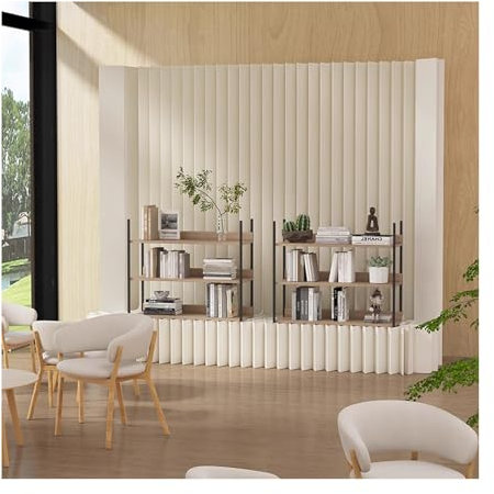 Raumteiler Faltbare Raumteiler Aus Papier Für Den Innenbereich, Tragbarer Raumteiler, Dekorativer Sichtschutz Für Die Wand, Für Büro, Schönheitssalon, Café, Ausstellung, Bibliothek(1.8x2m/5.9x6.56ft)