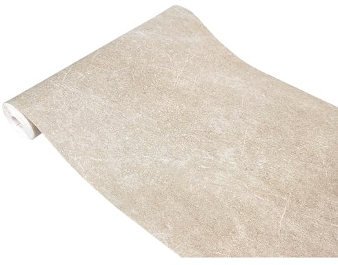 Klebefolie Möbel 45x240 cm | Möbelfolie selbstklebend in Steinoptik | Folie für Möbel zur einfachen Renovierung von Türen, Tischen und Regalen | Klebefolie dekorativ und abwaschbar | Sandbeton