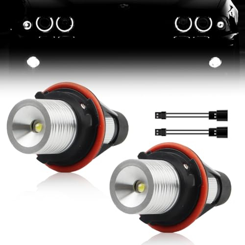 GSOWO 2 Stücke 6000k 10 W Halo Marker Ring für E39 E53 E60 E61 E63 E64 E65 E66 E87, [Langlebig & Effizient] Hochwertige Can-bus Fehlerfrei