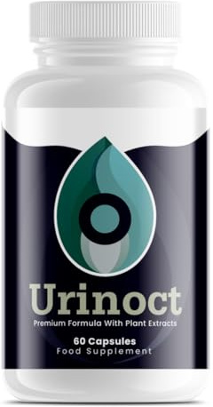 Urinoct – Nahrungsergänzungsmittel mit Pflanzenextrakten & Koffein | Guarana, Grüner Tee & Grüner Kaffee | 60 Kapseln
