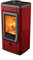MCZ Veld raumluftunabhängiger 7 kW Poêle à bois de cheminée cheminée de Veld de 7 Bordeaux