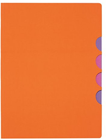 Pagna 41805-09 Ordnungsmappe 5 Fächer Style Up, orange
