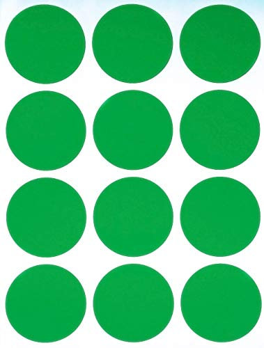 Sticker Grün 38mm Aufkleber – Etiketten zur Farbcodierung Größe 3,8cm Klebepunkte 180 Vorteilspack von Royal Green