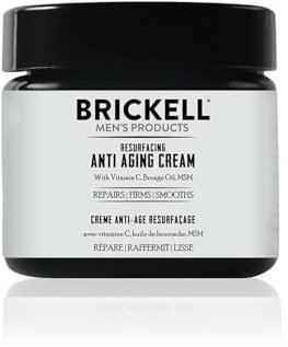 Brickell Men's Products produkte resurfacing anti-aging-creme für männer, natur- und bio vitamin c creme, 59 ml, duft