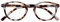 OPULIZE Zen Lesebrille Kleine Runde Rahmen Federscharniere Kratzfest Licht Braun Schildpatt Herren Damen R24-1T +3.50