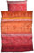 sister s. Bettwäsche Indi Baumwoll Satin aufwendiger Bordürendruck absolut hip modernes Landhaus orientalischer Flair Ornamente (240 cm x 220 cm, rot-orange)