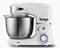 Venga! Stand Mixer, Perfect for Baking Cakes with Balloon Whisk, Flat Beater, Dough Hook and 5 Litre Stainless-Steel Bowl, 1000 W, White, VG M 3014 WH BS