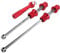 Robust Skewers Wheels Locking Security Durable Bike Anti-theft Quick Release Bicycle Skewers Wheels Equipment for Trail Riding Red