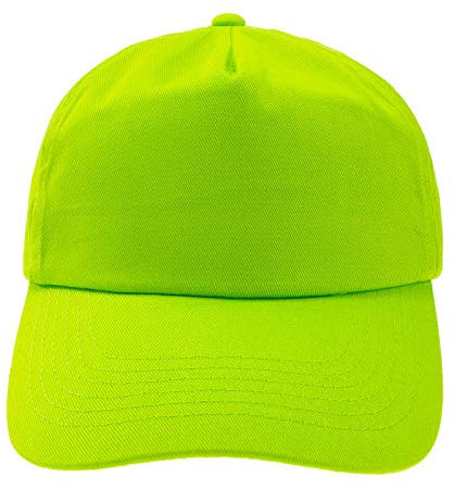 MFAZ Morefaz Ltd Jugend Baseball Kappe Kinder Mütze Basecap Mädchen Junge (Lime Green)