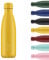 Chilly's Bouteille d'eau - Acier INOX et réutilisable - Étanche, sans Condensation - Matte - All Burnt Yellow - 500ml