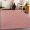 payé Teppich Wohnzimmer - Rosé - 120x170cm - Meliert Muster - Einfarbig - Hoch Tief Effekt - Kurzflor Weich Schlafzimmer Kinderzimmer Dekoration - Deko Teppiche