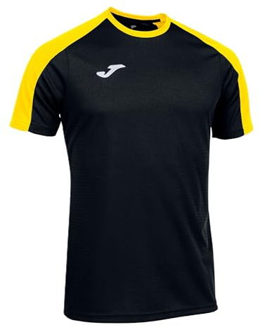 Joma Herren Kurzarm Eco Championship T-Shirt, Schwarz/Gelb, M
