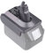 TPDL Replacement for Dyson V6 Battery, MT18V6 Adapter for Makita 18V Batteries Work for Dyson Vacuum Cleaner V6 21.6V DC58 DC59 DC72 SV05 SV07 SV09, for Makita BL1850 BL1840 (Only Adapter)