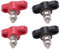 4Pcs Morsettiere Della Batteria 12V 24V Sicuro Rosso Nero Power Stud Batteria Blocco di Giunzione Terminale Isolato Post per Camion RV Barca