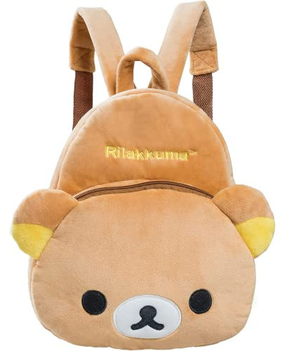 Pioupiou et Merveilles 16437 Rilakkuma – Kinderrucksack Rilakkuma 25 cm – Kawaii Kinderrucksack – Produkte aus der berühmten japanischen Animationsserie Rilakkuma – 16443