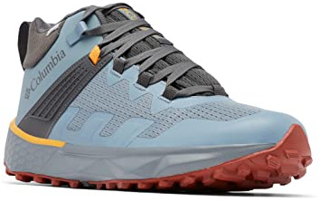 Columbia Herren Facet 75 Mid Outdry wasserdichte Wanderstiefel, Blau (Mercury x Raw Honey), 42 EU