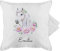 Kissenbezug - Pferde - Pferdekopf Motiv mit Name personalisiert I Pferdemotiv I Pferd Name - 50 x 50 cm - Weiß - personalisierte Geschenke mädchen pferdekissen Reiter pferdemädchen kuschelkissen